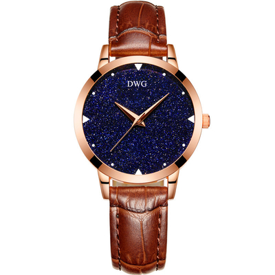 Fashion Bright Stars Quartz Stainless Steel Watch With 3-5 Year Battery Life