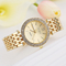 Special Luxury Brass Wrist Watch , 3 ATM Women'S Gold Watch With Diamonds