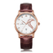 Fashion Luxury Stainless Steel Case Back Wristwatch for Couple Lover