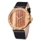 Engraved Bamboo Custom Design Watches 0/3/5 ATM Waterproof Handmade Round Case Shape